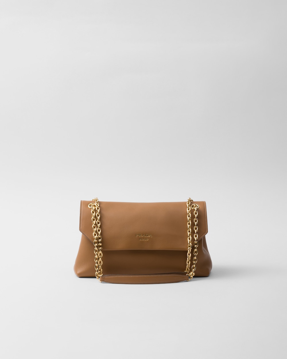 Prada Doux Medium Leather Shoulder Bag - Image 1